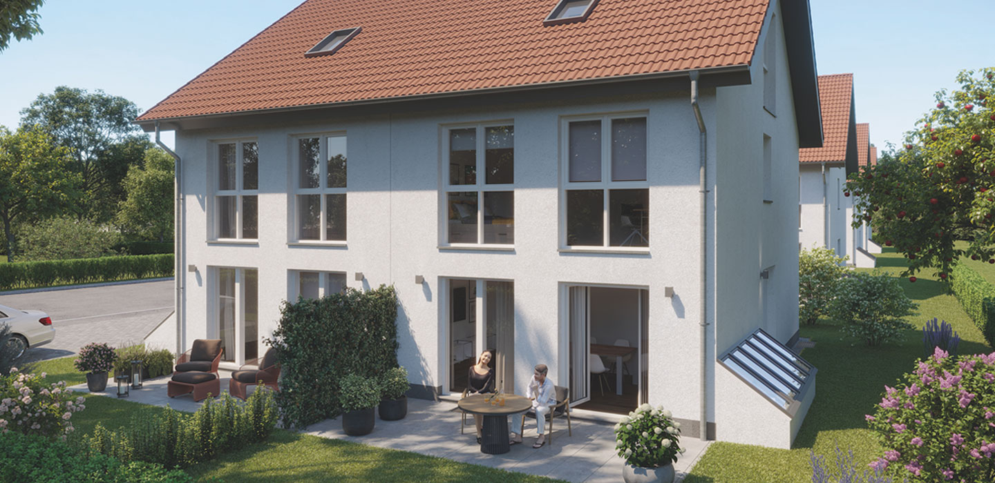 4 Doppelhaushälften in Ettringen, Unterallgäu