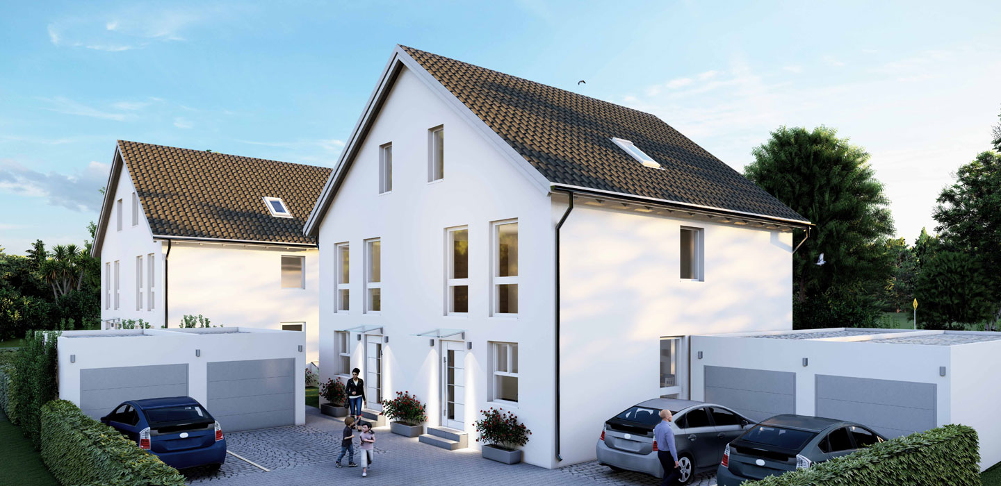 Neubau-Projekt - 2 Doppelhaushälften Weilheim Obb.