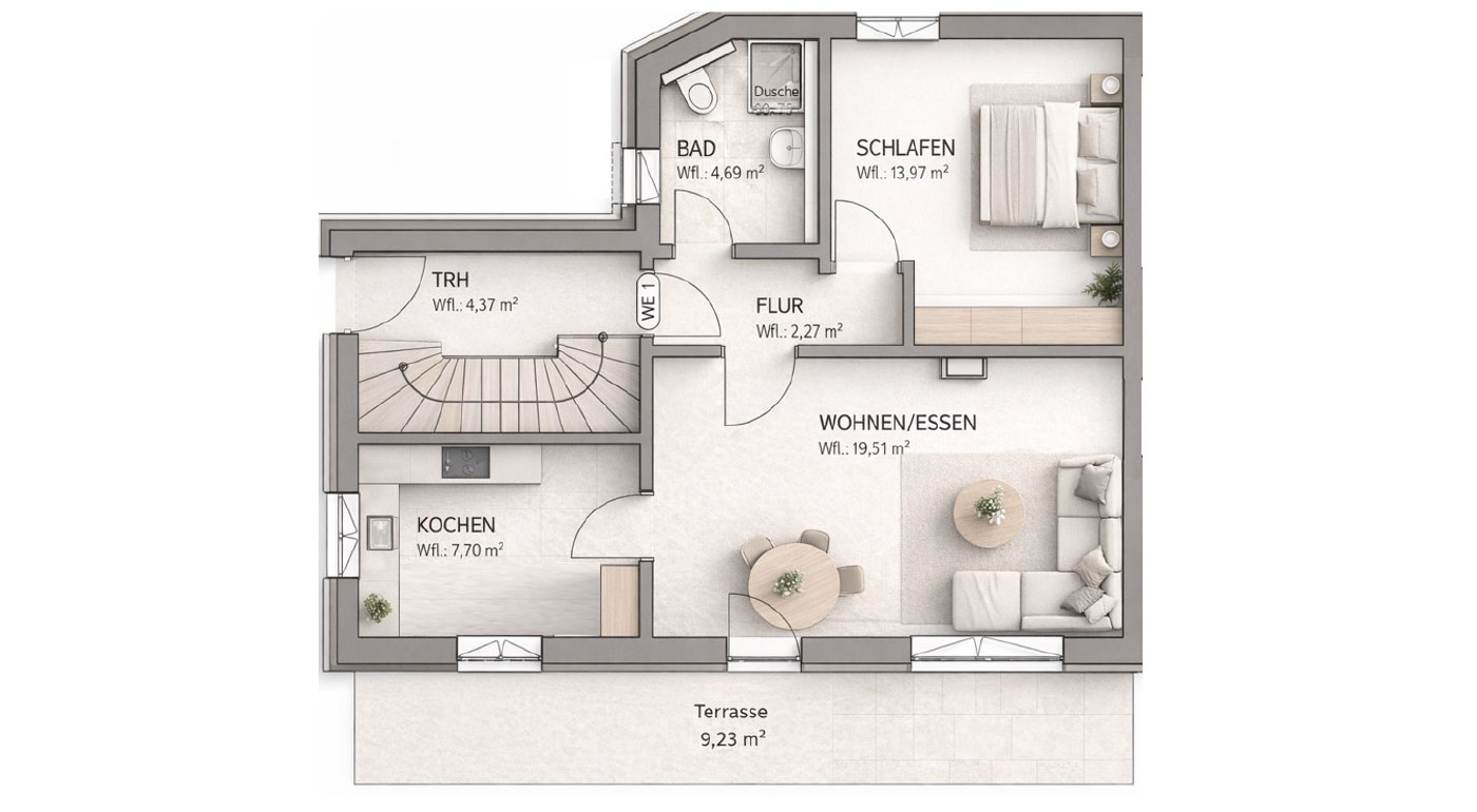 wohnung mrunau